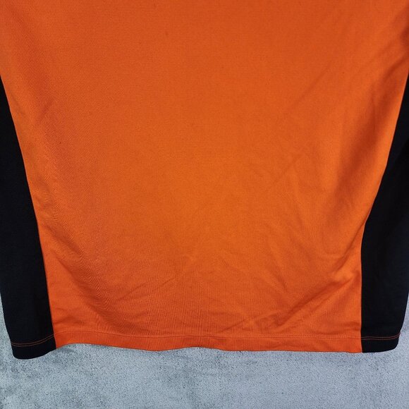 Mens Nike Dri-Fit Orange & Black Polo Shirt OSU Oklahoma State Short Sleeve M - Picture 3 of 12